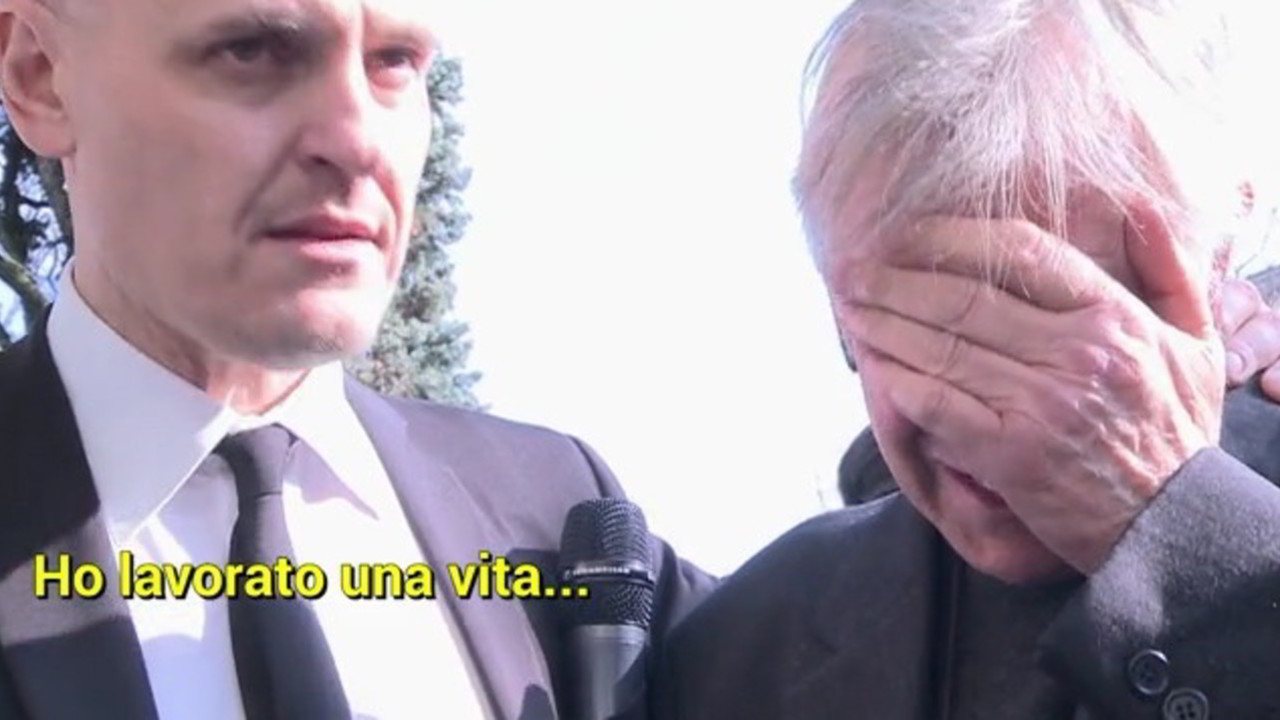 Bramini Sergio foto fotostoria imprenditore fallito sgomerato da casa quattro milioni euro credisti Stao