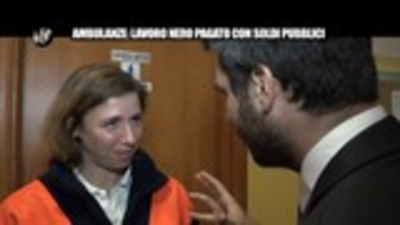 PECORARO: Ambulanze: lavoro nero pagato con i soldi pubblici