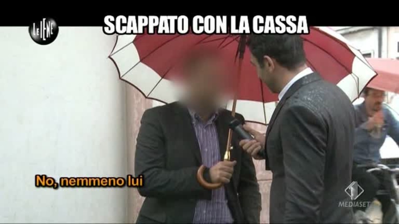 Scappato con la cassa Le Iene