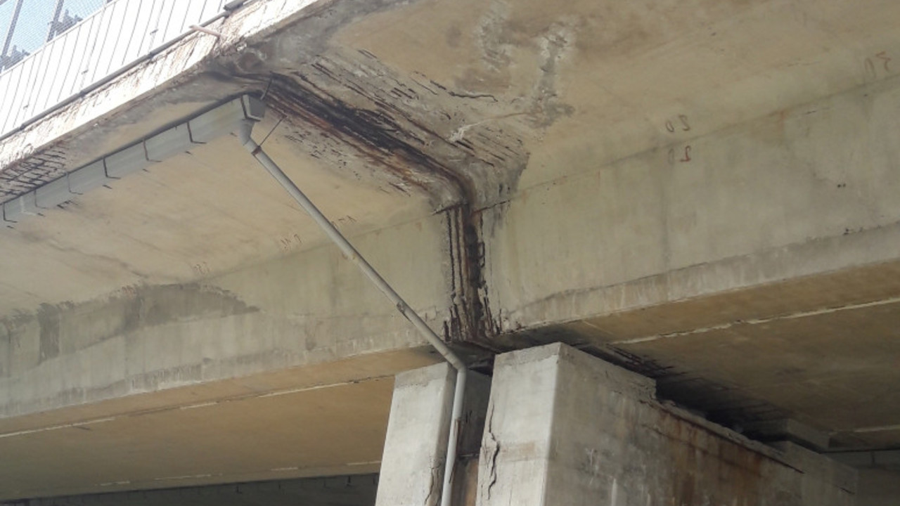 ponti rischio A24 uscita Colledara San Gabriele direzione Roma strade autostrade pericoli Teramo foto