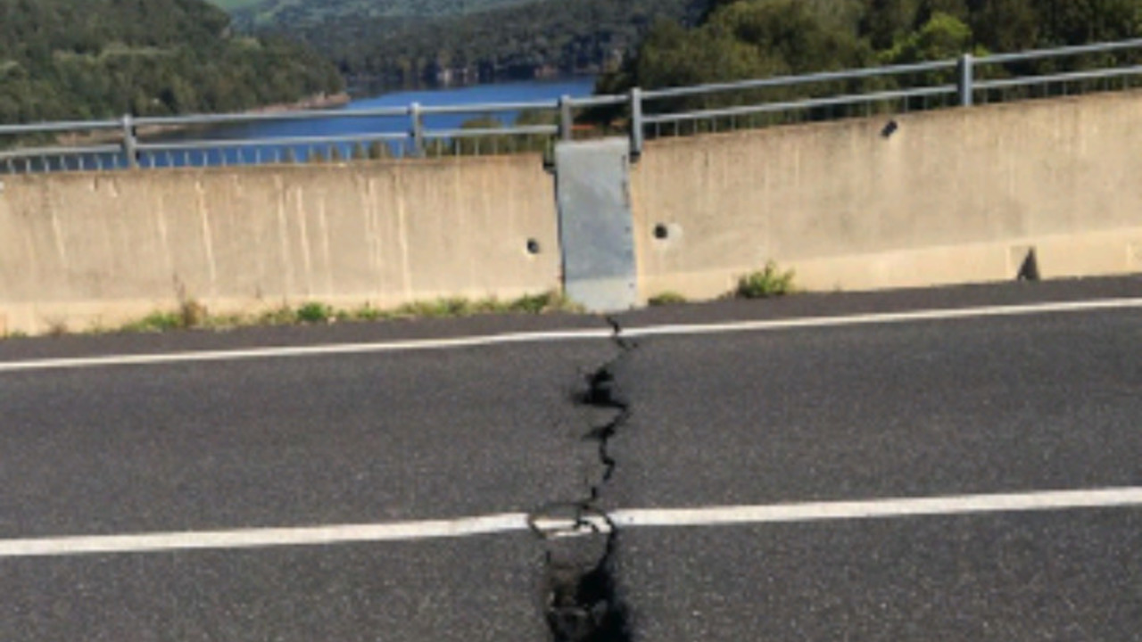 Ponte Santa Chiara Ula Tirso Oristano ponti strade autostrade rischio pericoli foto
