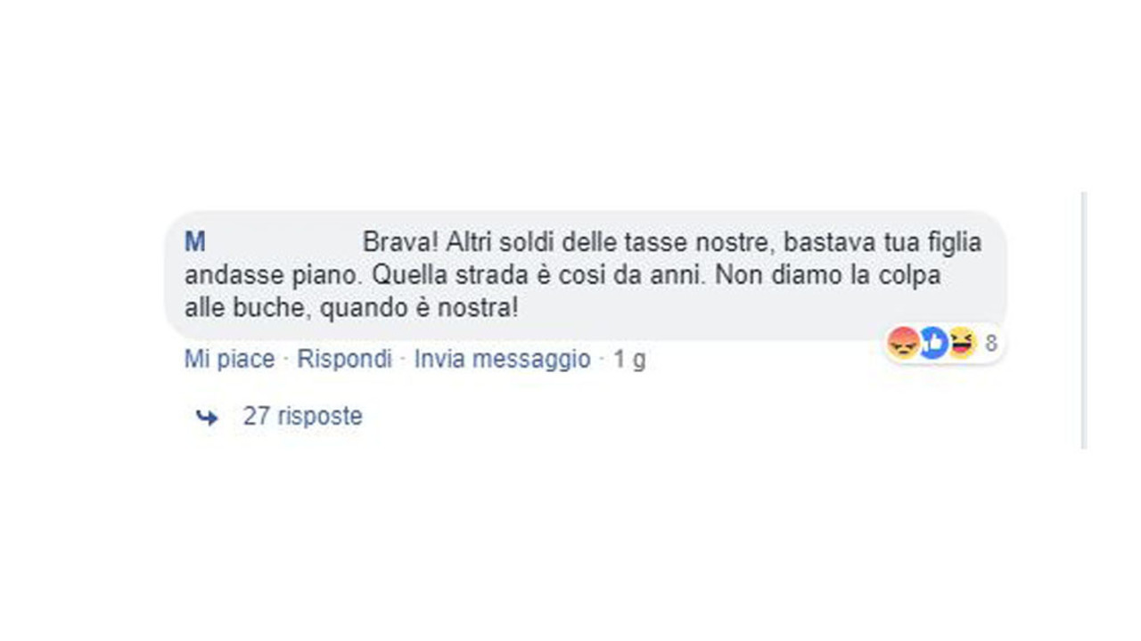 buche roma commenti hater elena