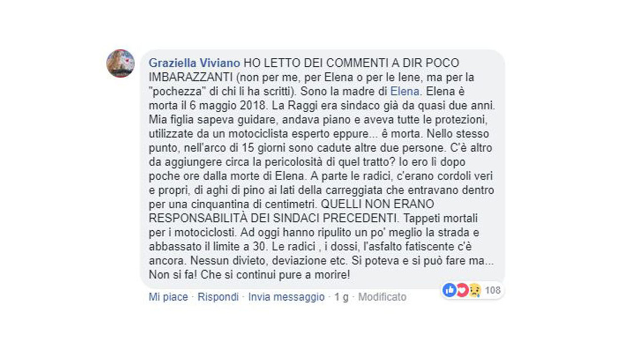 buche roma hater mamma elena commenti