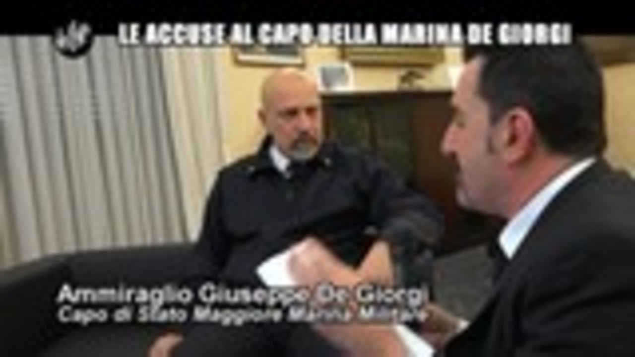 PELAZZA: Le accuse al capo della Marina De Giorgi