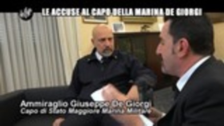 Le accuse al capo della Marina De Giorgi