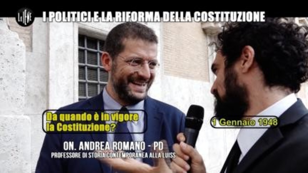 GIARRUSSO: I politici e la riforma della Costituzione