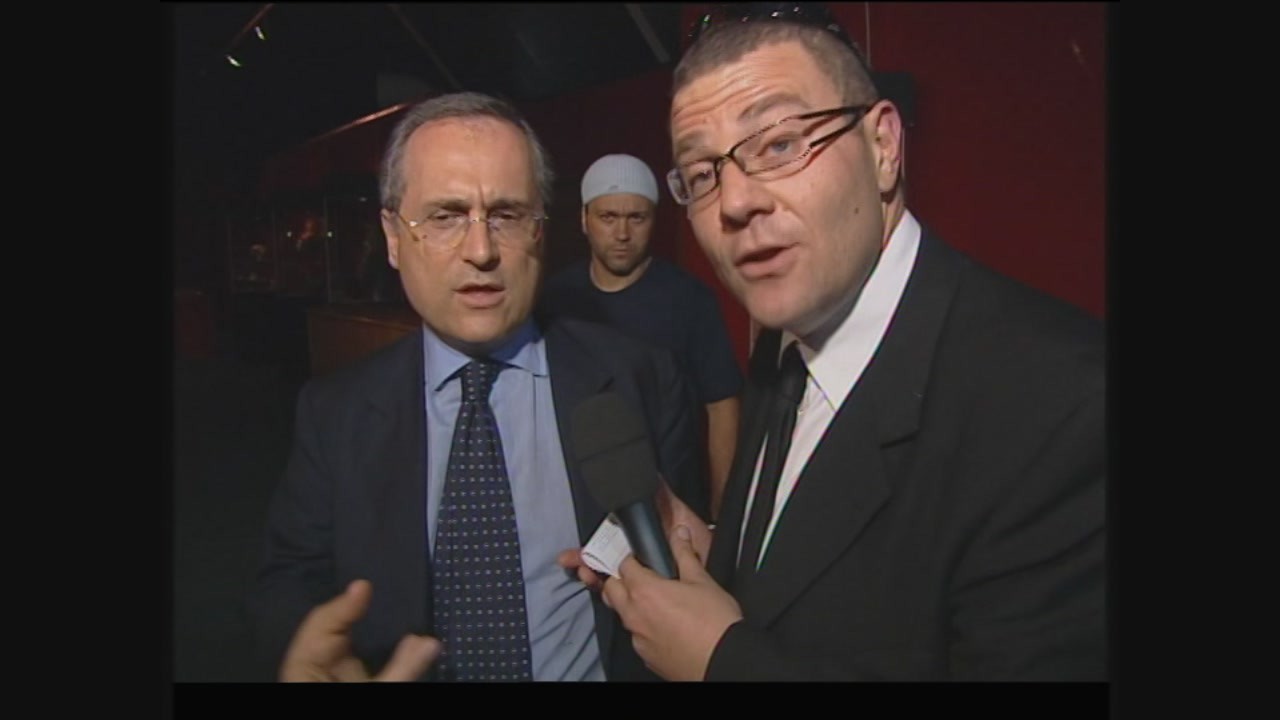 Assegno Lotito presidente lazio