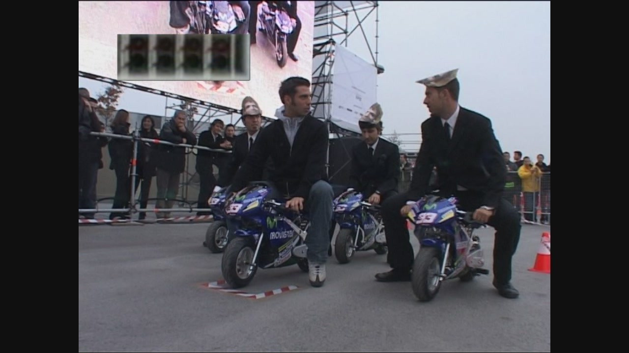 Marco Melandri mini moto