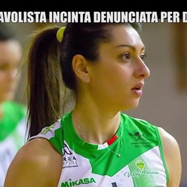 Pallavolista incinta citata per danni ritirata causa