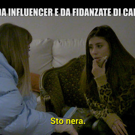 scherzo sorelle nasti Instagram neve 