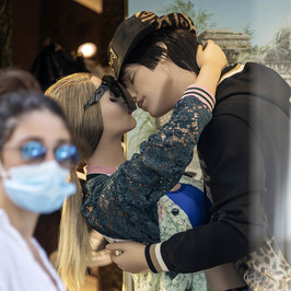 mascherine aperto italia bianca