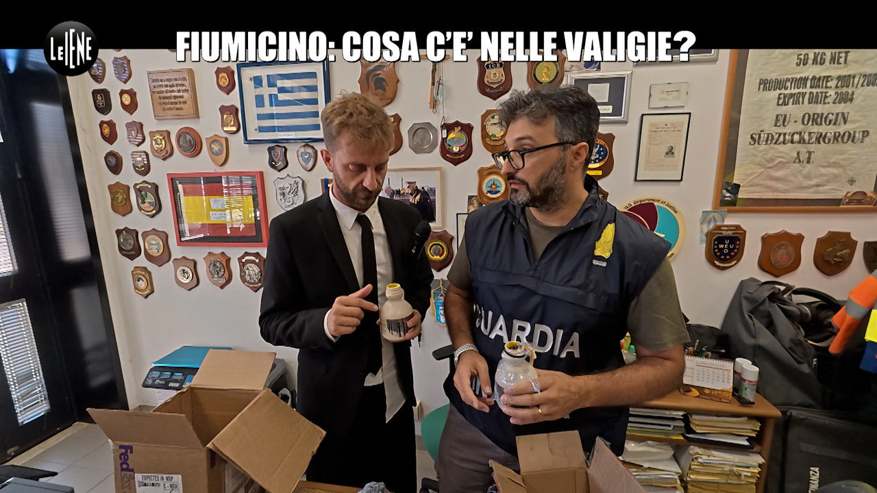 CORTI: Fiumicino: cosa c'è nelle valigie?