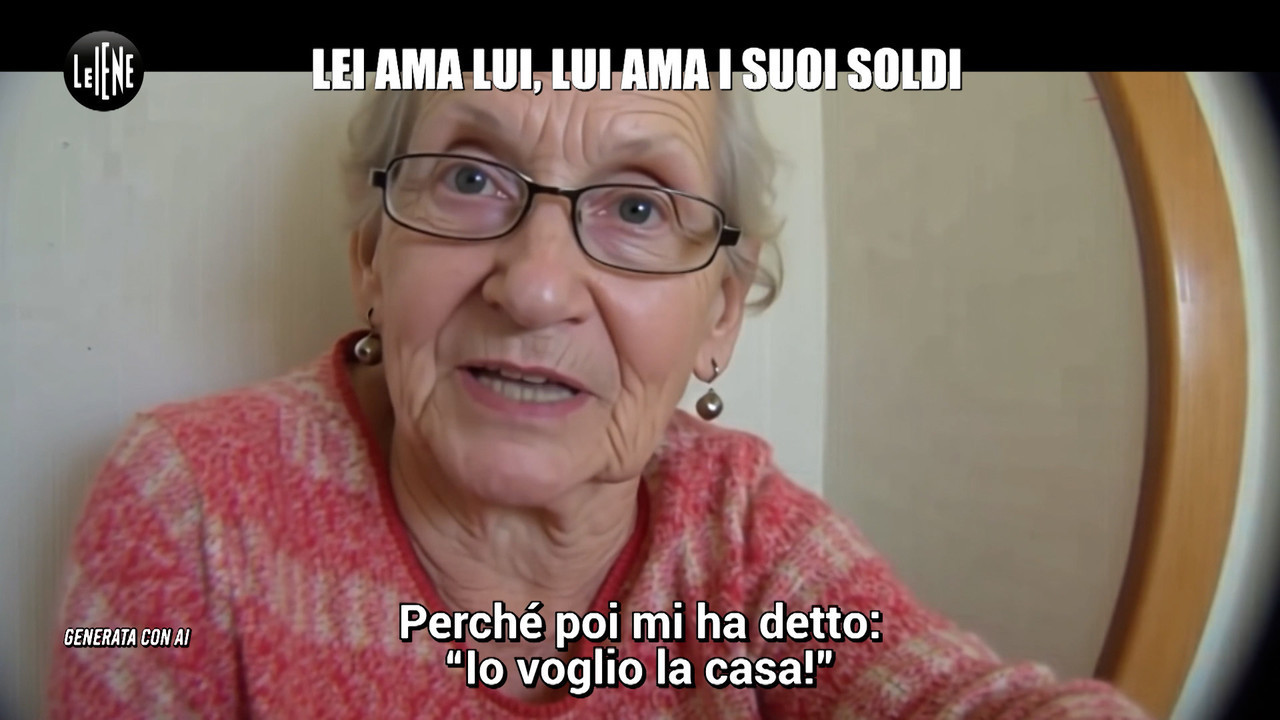 RUGGERI: Lei ama lui, lui ama i suoi soldi