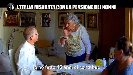 L'Italia risanata con la pensione dei nonni